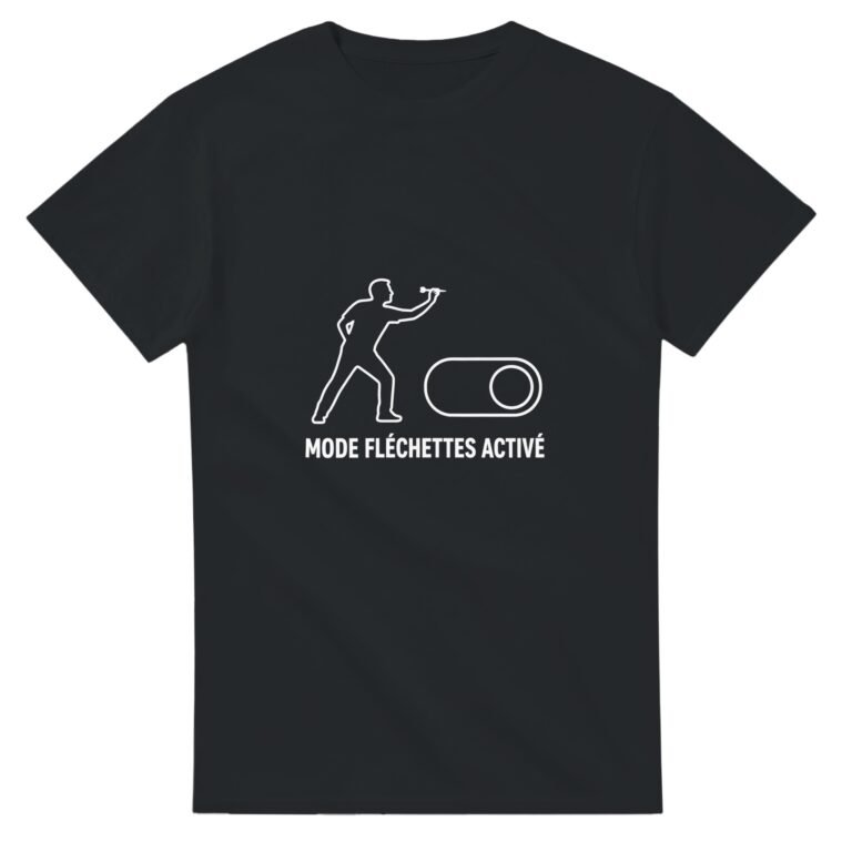 T shirt Mode Fléchettes Activé