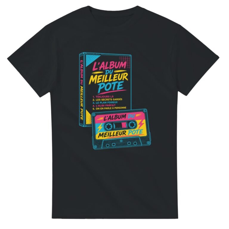 T shirt l'Album du Meilleur Pote Toujours Là les Secrets Gardés le Plan Foireux l'Alibi