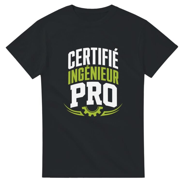 T shirt Certifié Ingénieur Pro