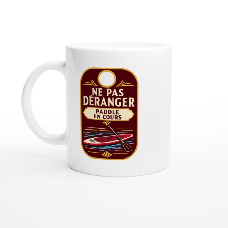 Mug Ne Pas Déranger Paddle En Cours