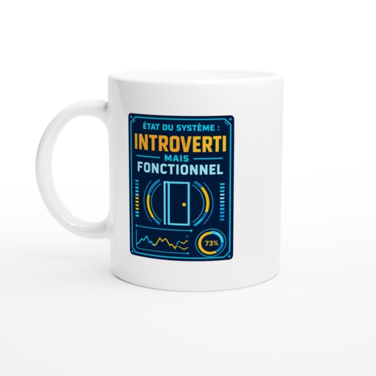 Mug État du Système Introverti Mais Fonctionnel