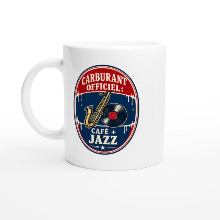 Mug Carburant Officiel Café + Jazz