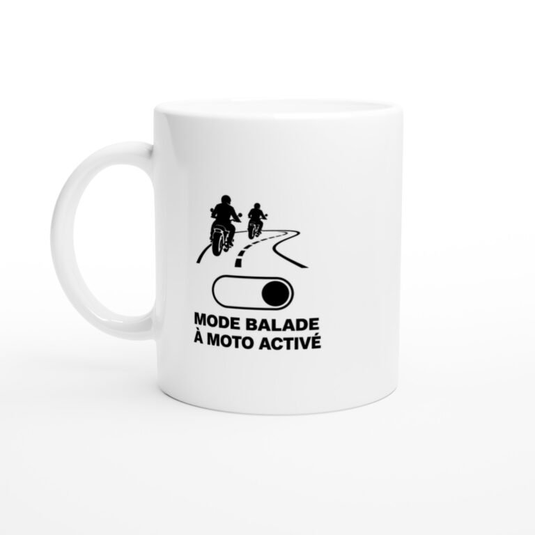 Mug Mode Balade à Moto Activé