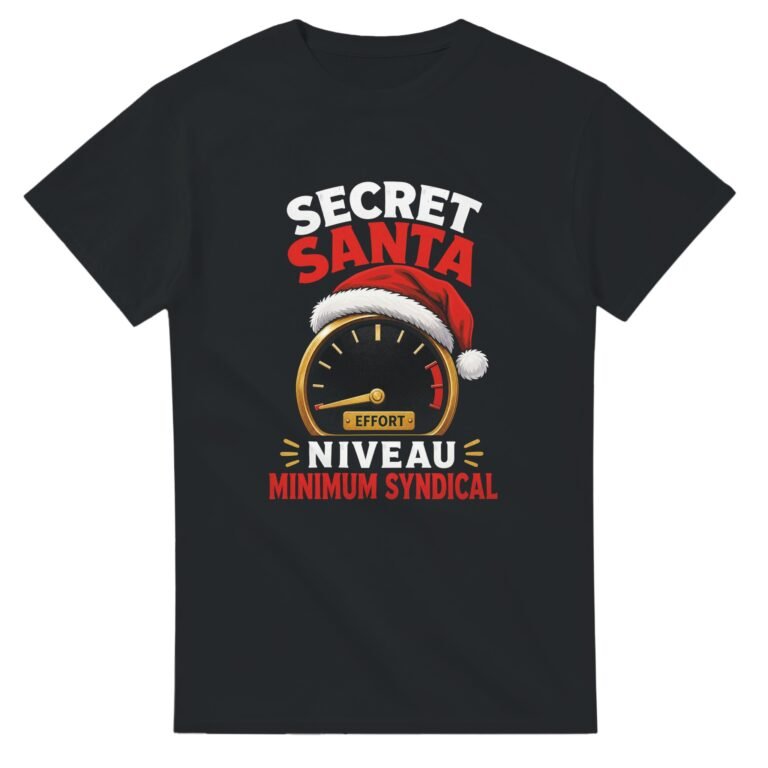 T shirt Secret Santa Effort Niveau Minimum Syndical