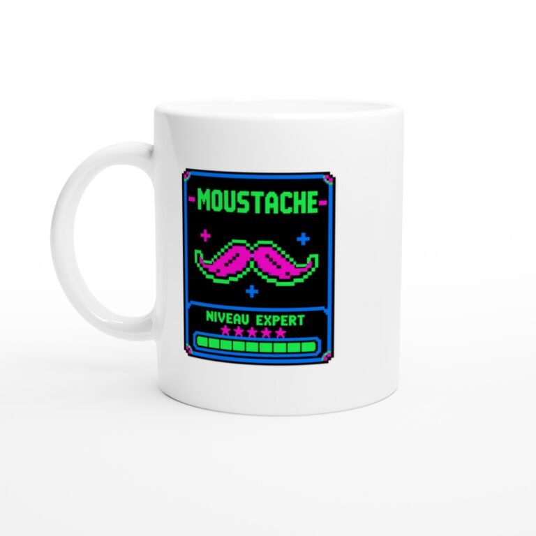 Mug Moustache Niveau Expert