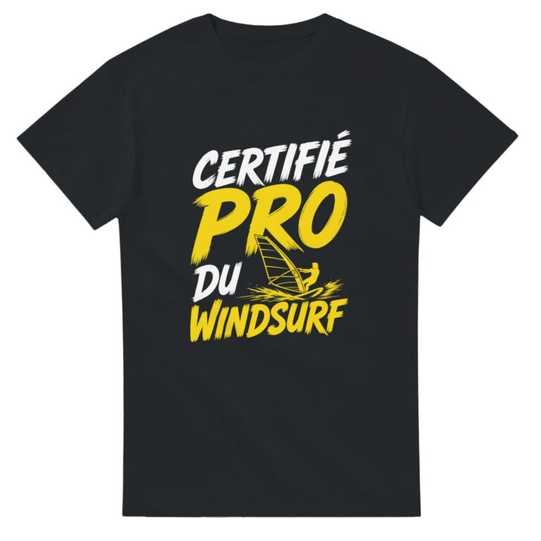 T shirt Certifié Pro du Windsurf