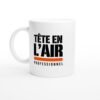Mug Tête en l&rsquo;Air Professionnel Mot Noir