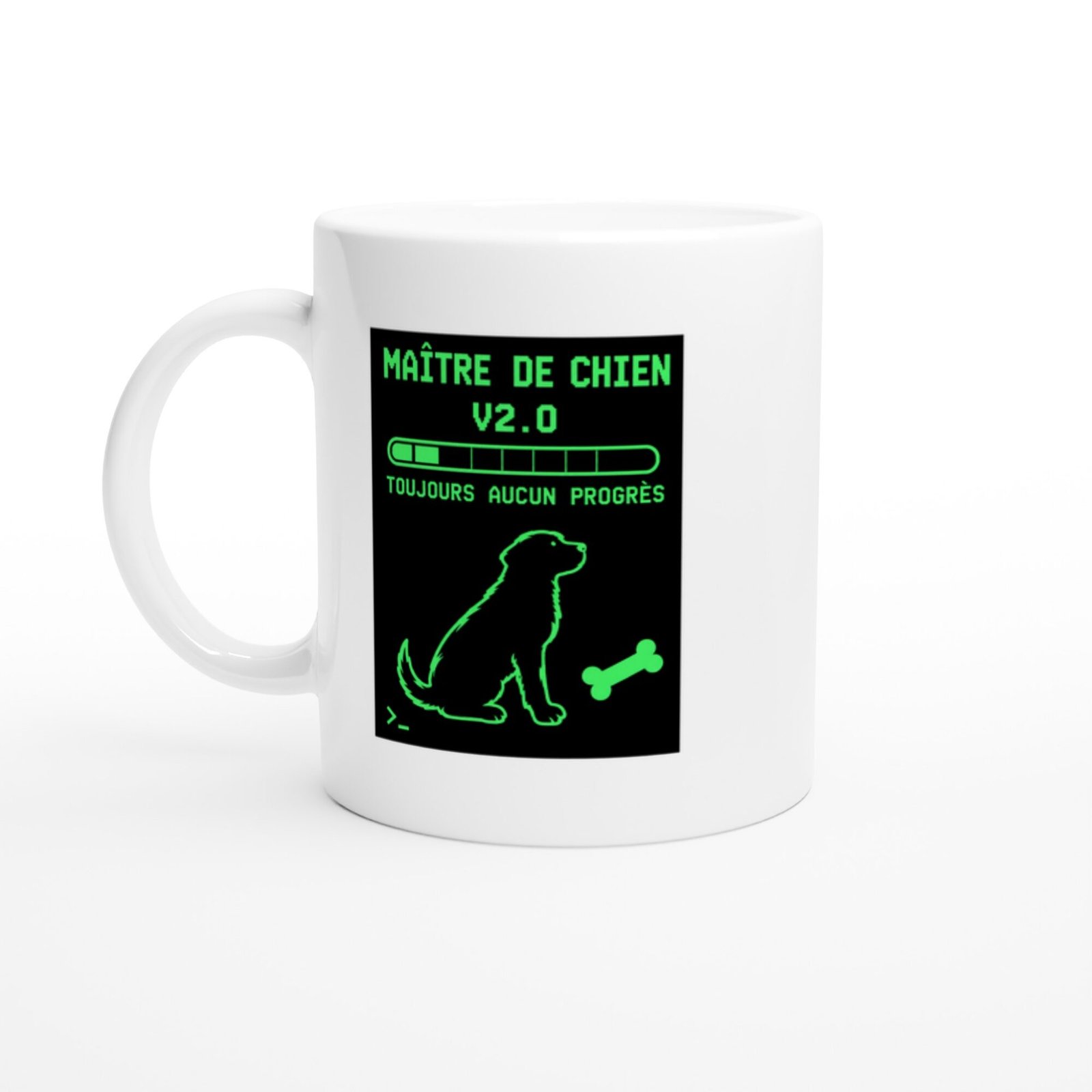 Mug Maître De Chien V2.0 Toujours Aucun Progrès