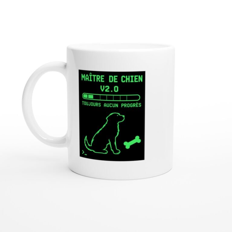 Mug Maître De Chien V2.0 Toujours Aucun Progrès