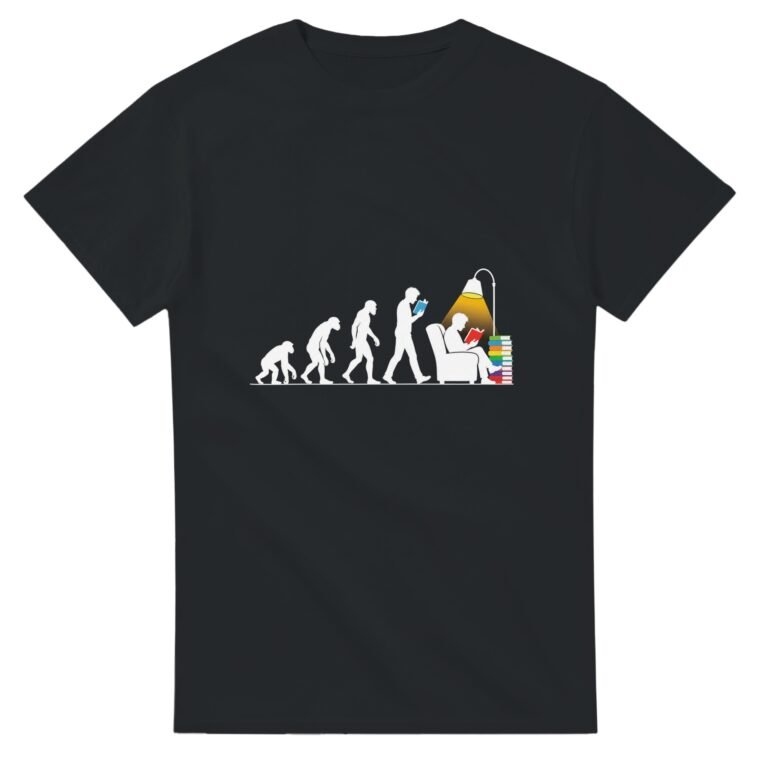 T shirt Lecture Évolution