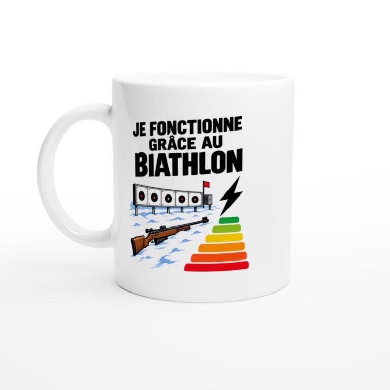 Mug Je Fonctionne Grâce Au Biathlon