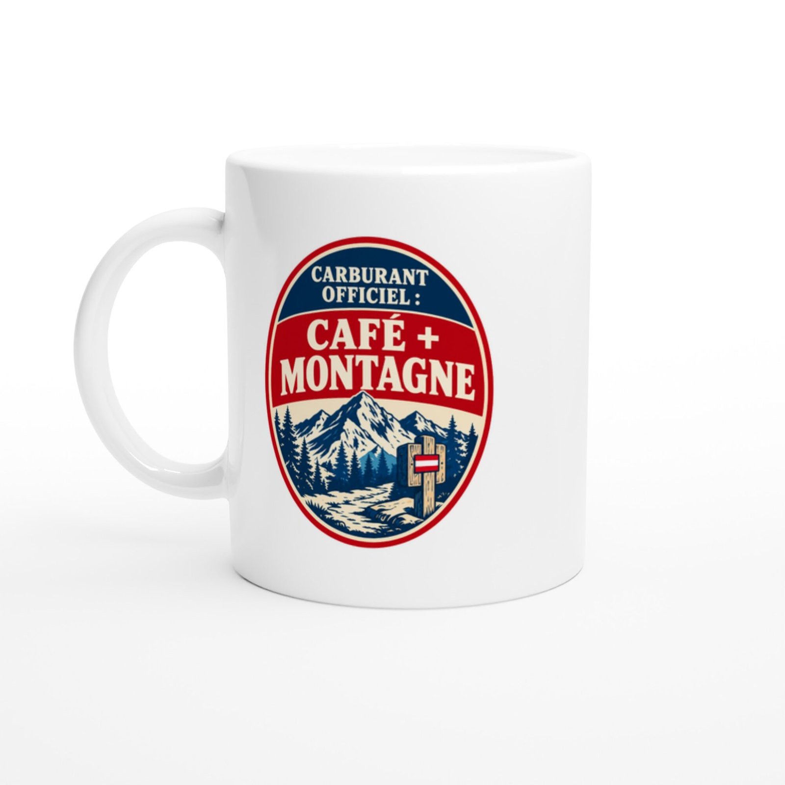 Mug Carburant Officiel Café + Montagne