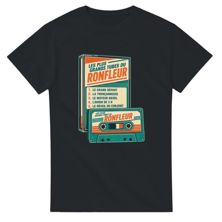T shirt Les Plus Grands Tubes du Ronfleur le Grand Départ la Tronçonneuse le Moteur Diesel