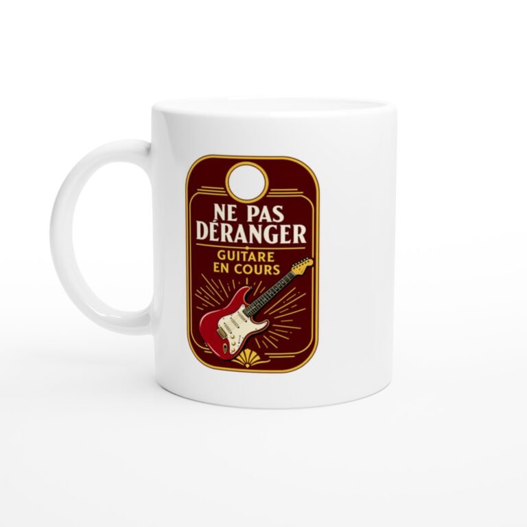 Mug Ne Pas Déranger Guitare En Cours