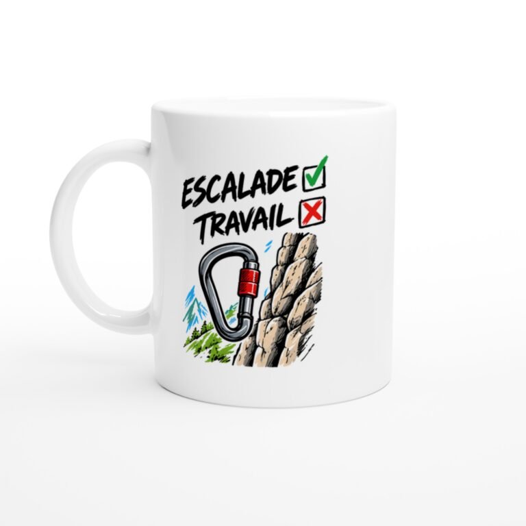 Mug Escalade Oui Travail Non