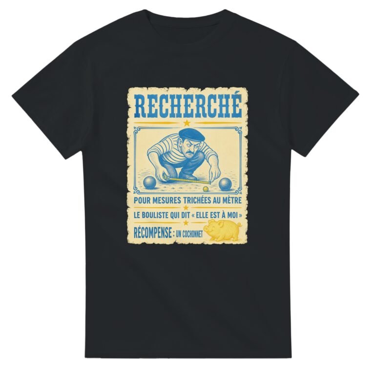 T shirt Recherché pour Mesures Trichées au Mètre le Bouliste Qui Dit Elle Est à Moi