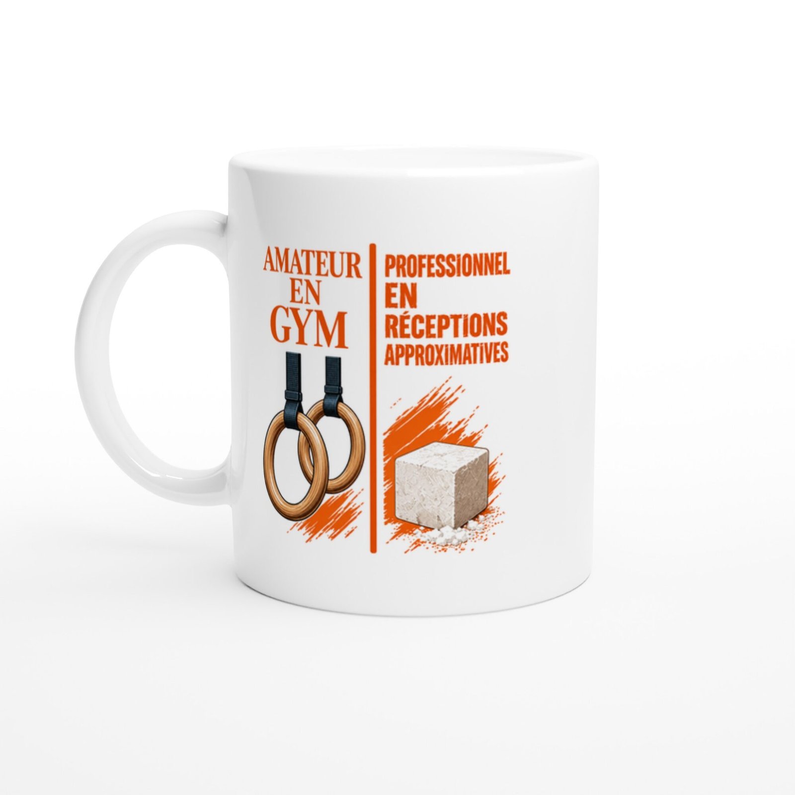 Mug Amateur En Gym Professionnel En Réceptions Approximatives
