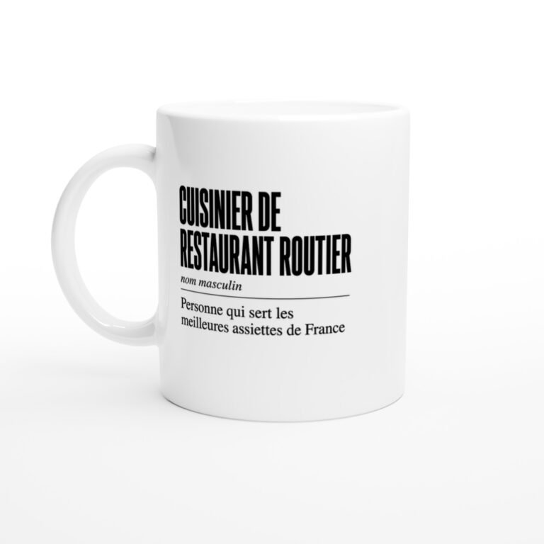 Mug Cuisinier de Restaurant Routier Personne Qui Sert les Meilleures Assiettes de France