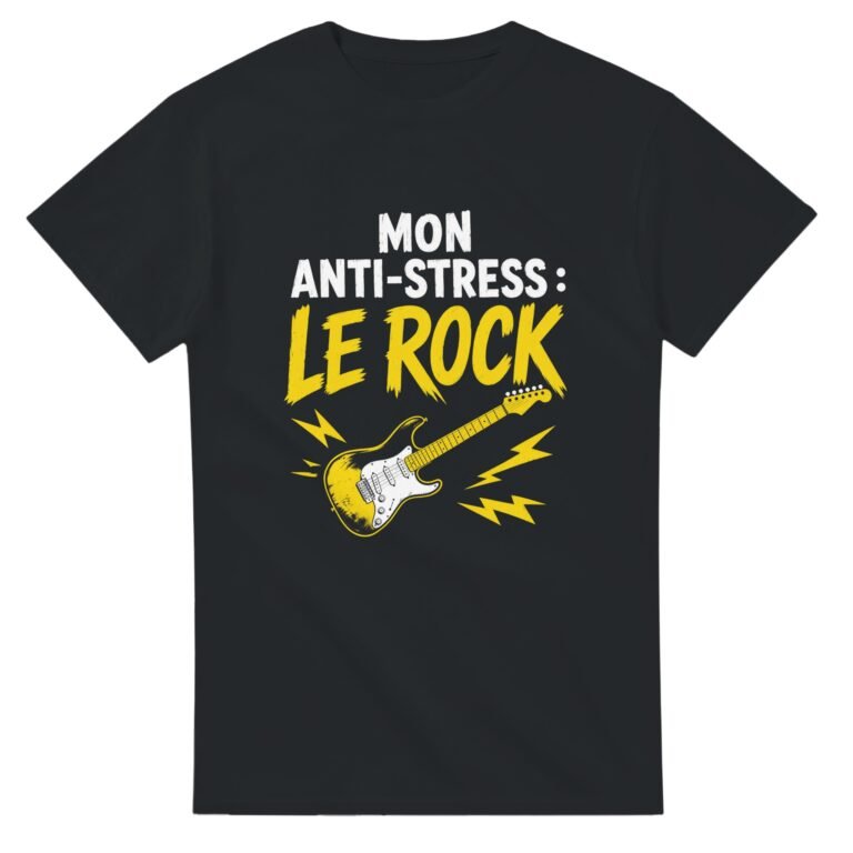 T shirt Mon Anti-Stress le Rock