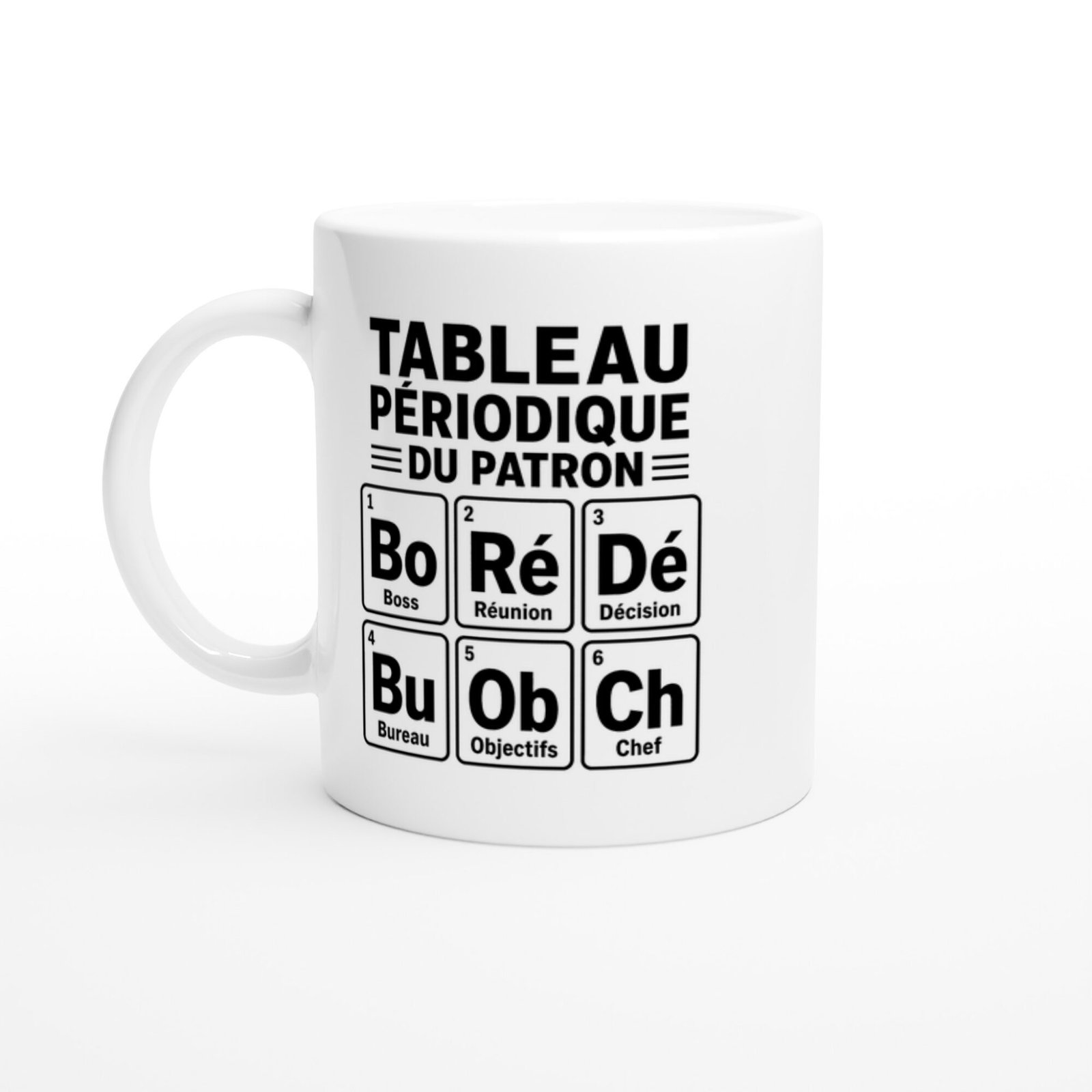 f8cc06b8-0ba7-4a30-9f4a-39f3545e223e.jpg Mug Tableau Périodique du Patron Boss Réunion Décision Bureau Objectifs Chef
