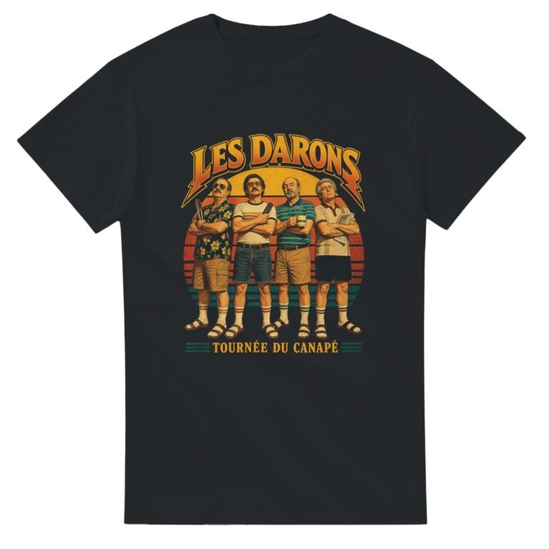 T shirt Papa les Darons Tournée du Canapé