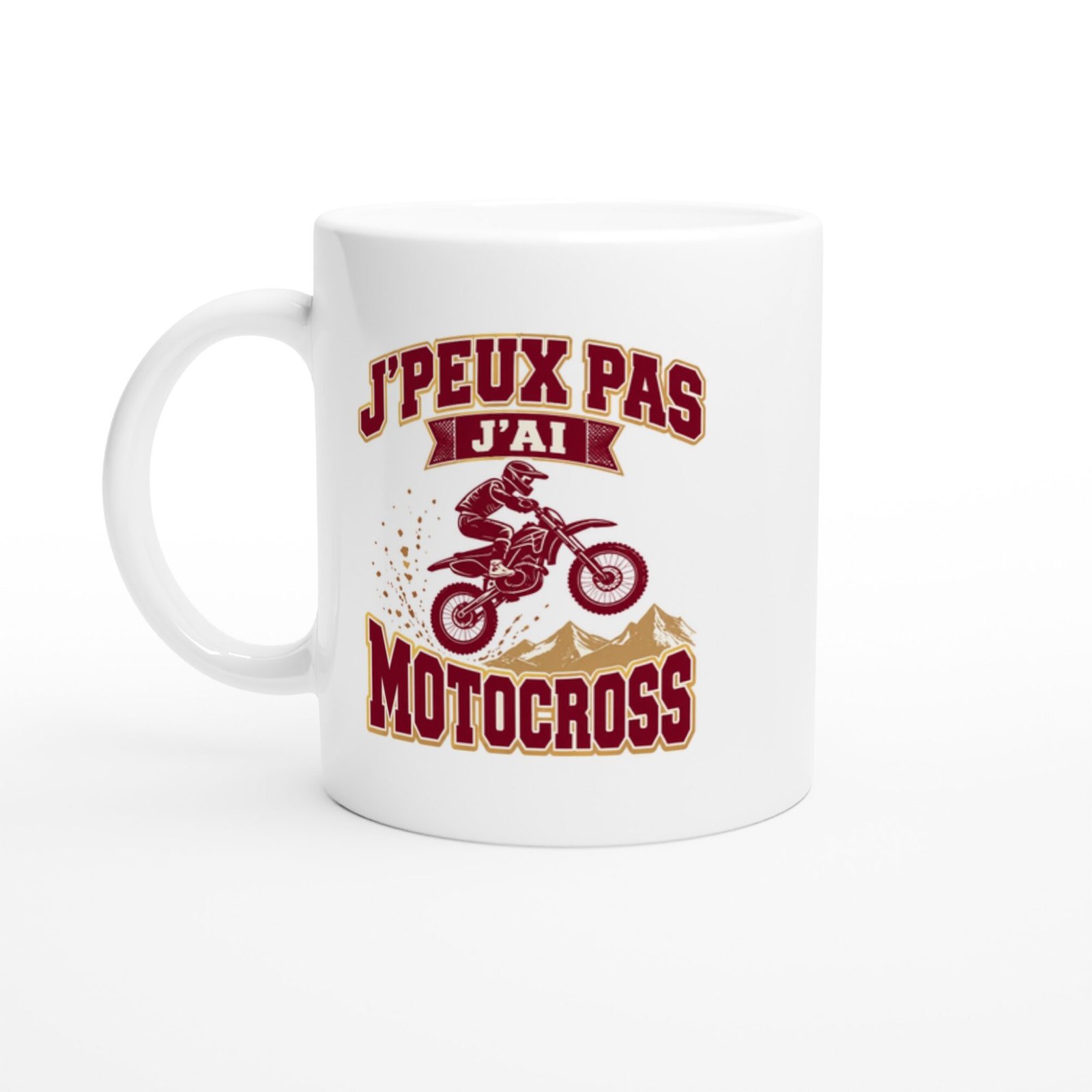 Mug Motocross J&rsquo;Peux Pas J&rsquo;Ai Motocross