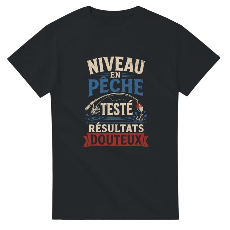 T shirt Niveau en Pêche Testé Résultats Douteux
