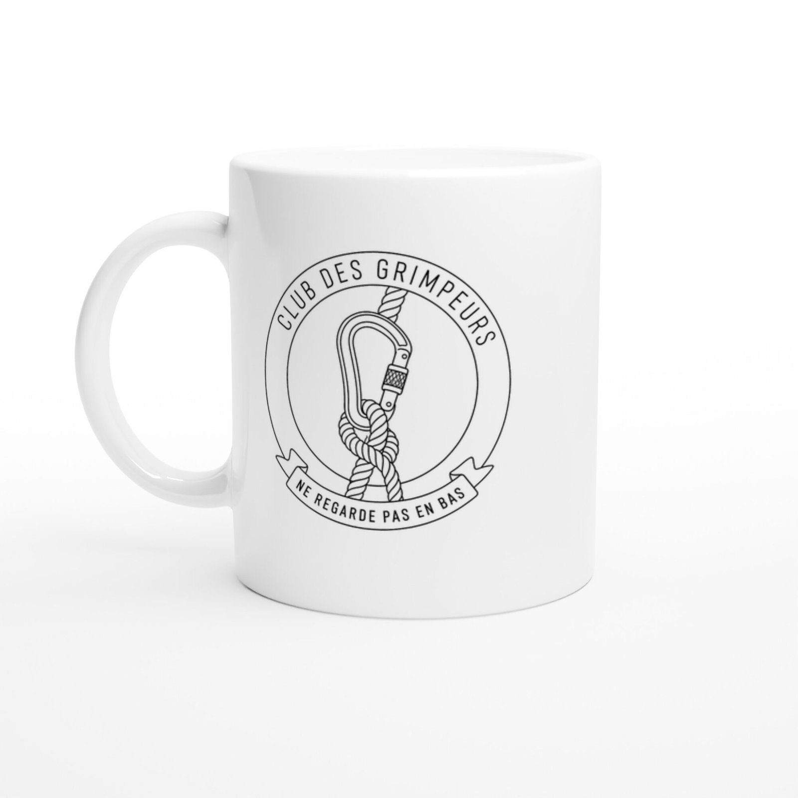 Mug Club des Grimpeurs Ne Regarde Pas en Bas