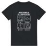 T shirt Mode d&rsquo;Emploi de l&rsquo;Aquariophile Eau Poisson Nourrir un de Plus