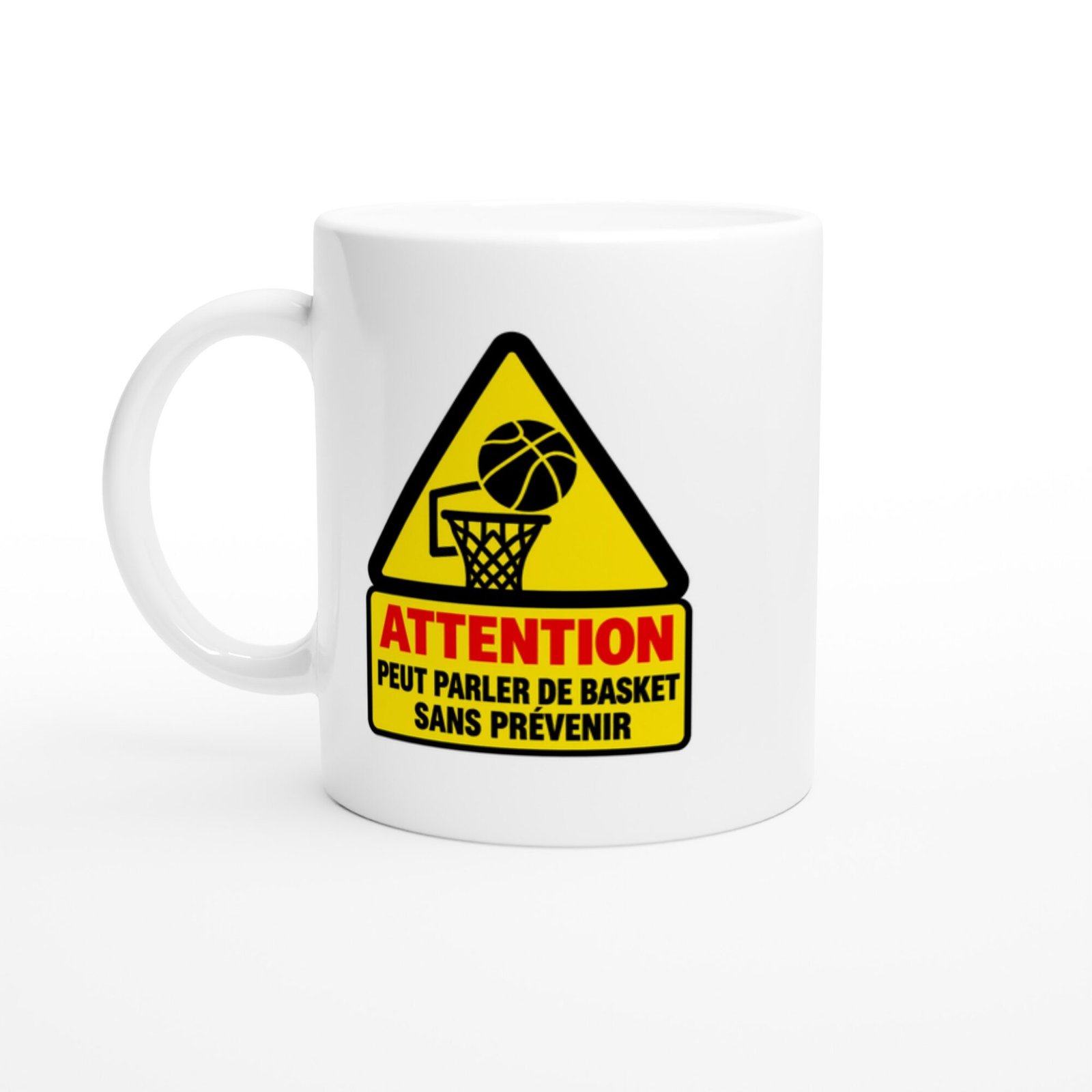 Mug Attention Peut Parler De Basket Sans Prévenir