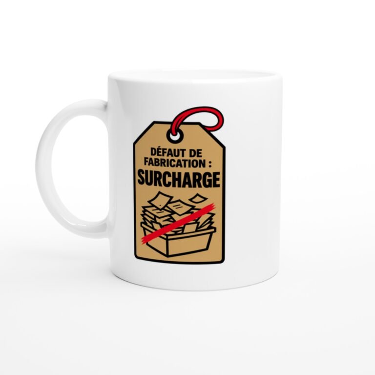 Mug Défaut de Fabrication Surcharge