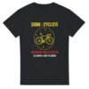 T shirt Signe Cycliste Ascendant Mollets en Feu Ça Monte Mais Tu Gères