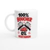 Mug 100 Pour Cent Boucher 0 Pour Cent Végétarien - Idée Cadeau Mug 100 Pour Cent Boucher 0 Pour Cent Végétarien – Idée Cadeau