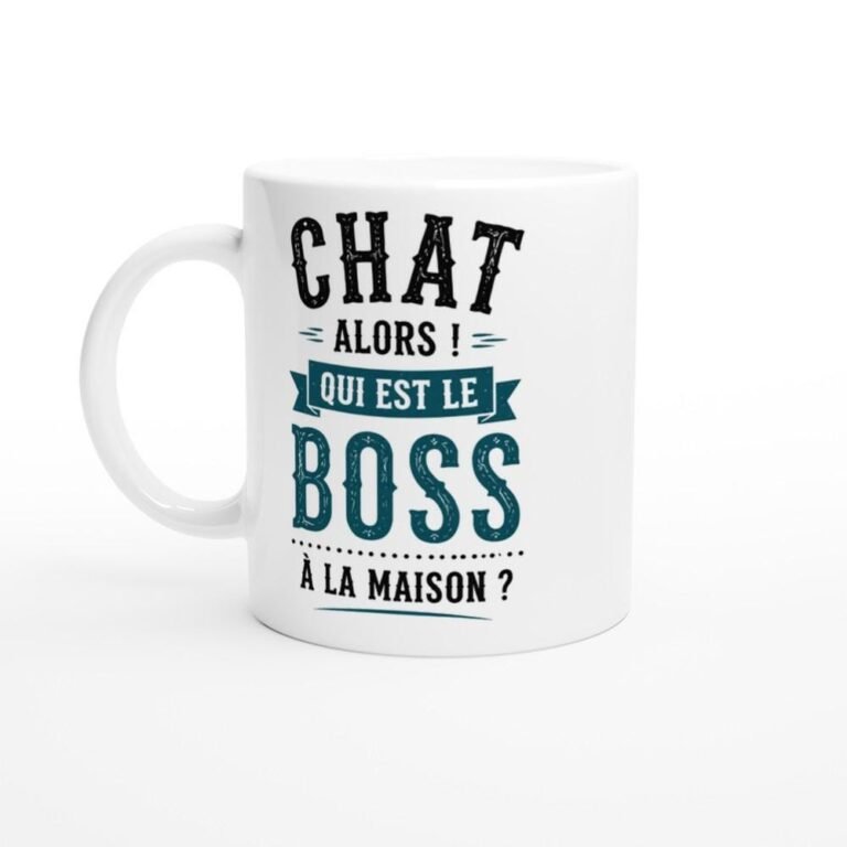 Mug Chat Alors Qui Est Le Boss À La Maison