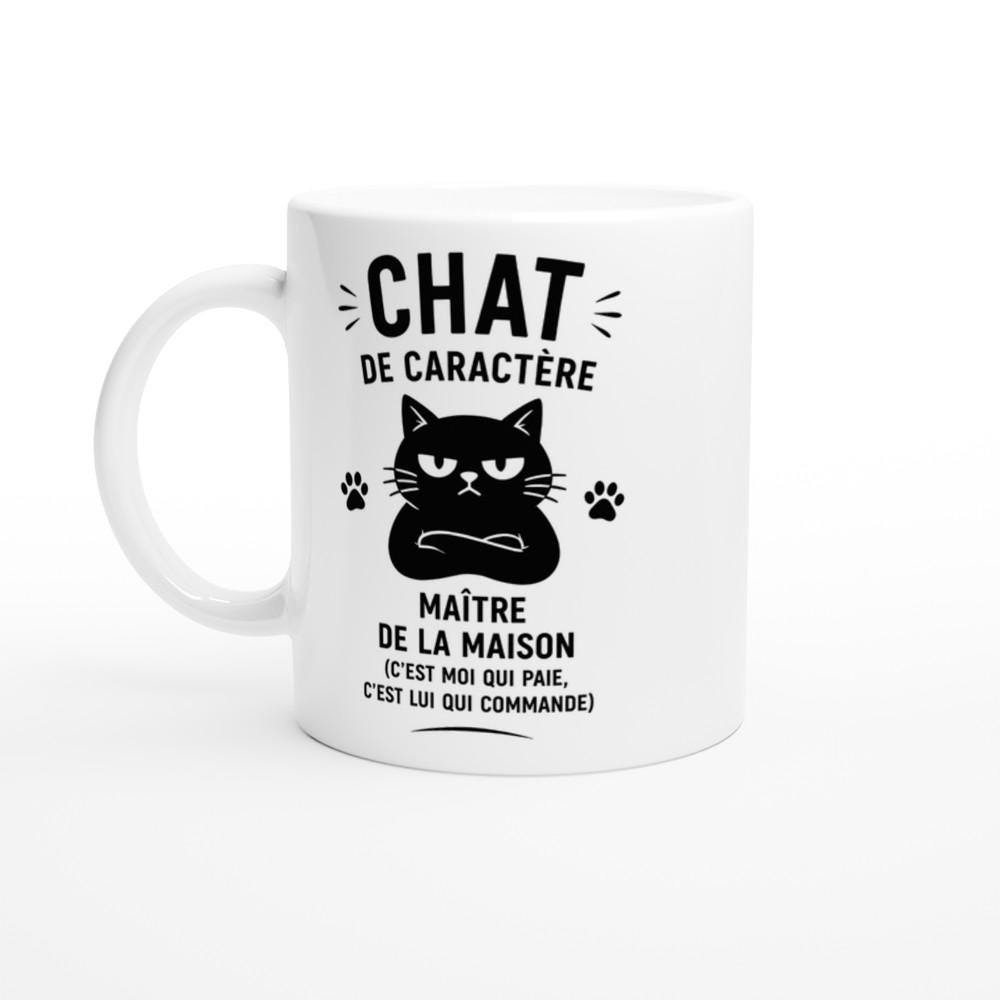 Mug Chat De Caractère Maître De La Maison C&rsquo;Est Lui Qui Commande
