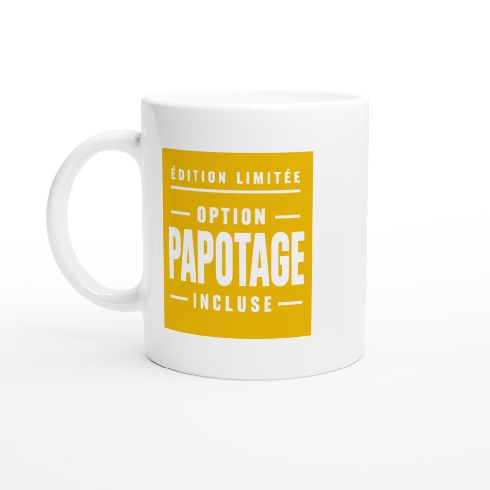 Mug Édition Limitée Option Papotage Incluse