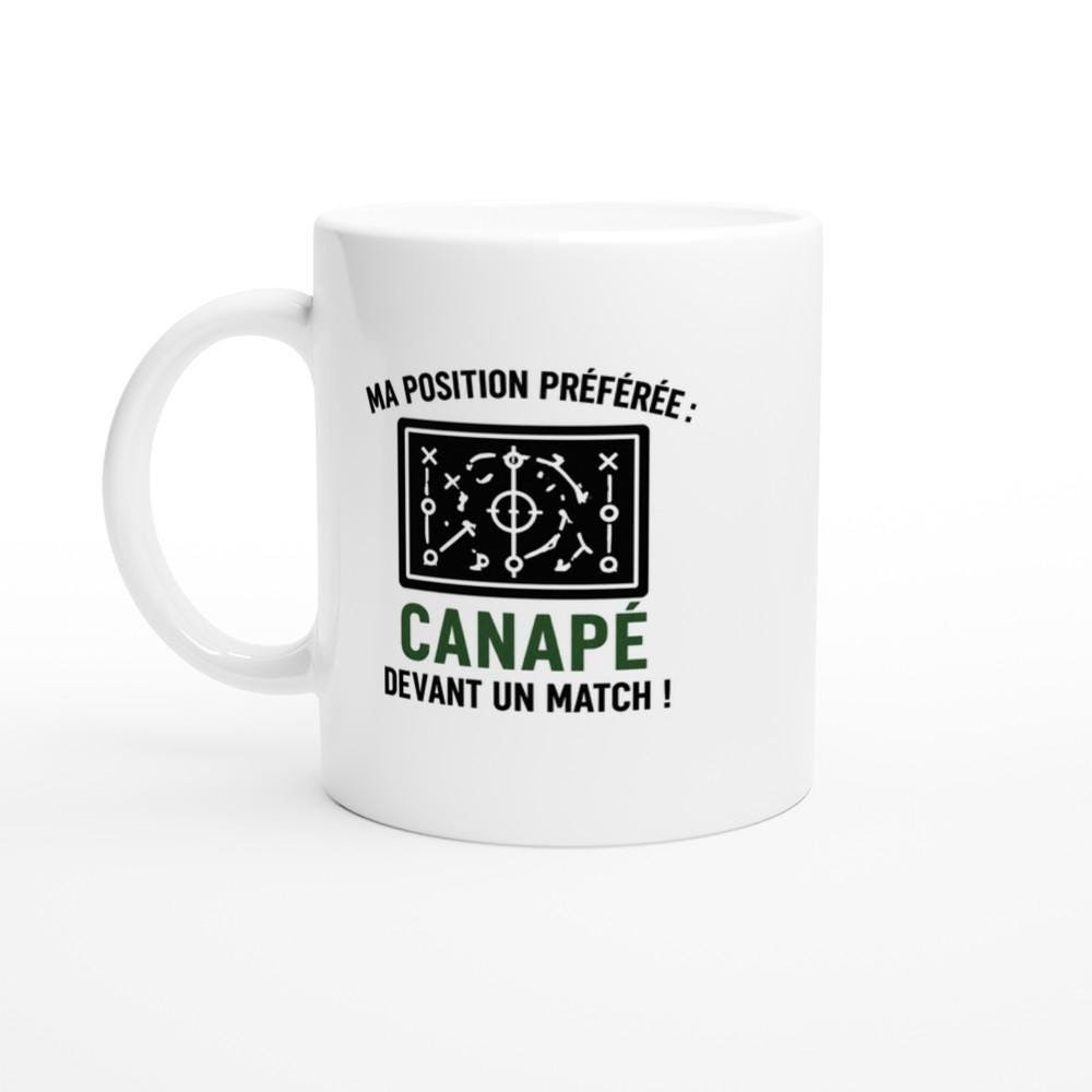 Mug Foot Ma Position Préférée Canapé Devant Un Match