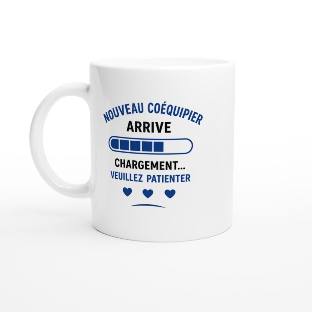 Mug Grossesse Nouveau Coéquipier Arrive Chargement Veuillez Patienter
