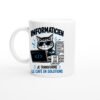 Mug Informaticien Je Transforme le Café en Solutions – Idée Cadeau