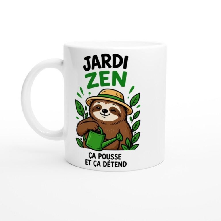 Mug Jardizen Ça Pousse et Ça Détend - Idée Cadeau