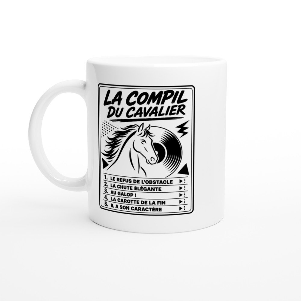 Mug La Compil du Cavalier le Refus de l&rsquo;Obstacle la Chute Élégante au Galop la Carotte