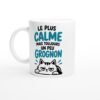 Mug Le Plus Calme Mais Toujours un Peu Grognon – Idée Cadeau Humour Chat