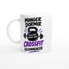 Mug Manger Dormir Crossfit Recommencer Plus Fort Chaque Jour - Idée Cadeau Mug Manger Dormir Crossfit Recommencer Plus Fort Chaque Jour – Idée Cadeau
