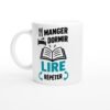 Mug Manger Dormir Lire Répéter – Idée Cadeau Amoureux des Livres