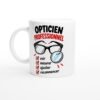Mug Opticien Professionnel Voir Mesurer Ajuster Recommencer – Idée Cadeau