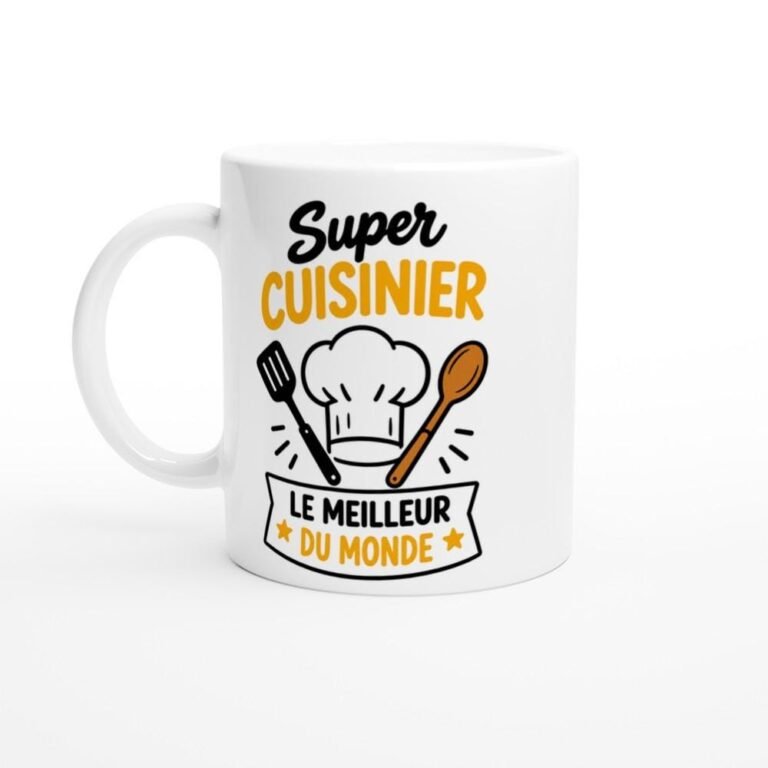 Mug Super Cuisinier le Meilleur du Monde - Idée Cadeau