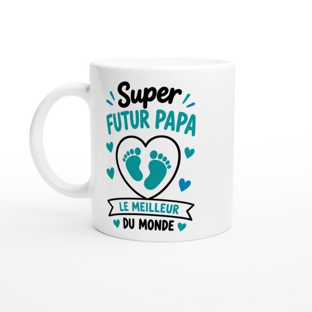 Mug Super Futur Papa le Meilleur du Monde – Idée Cadeau