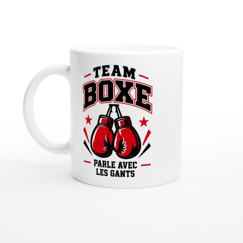 Mug Team Boxe Parle avec les Gants – Idée Cadeau