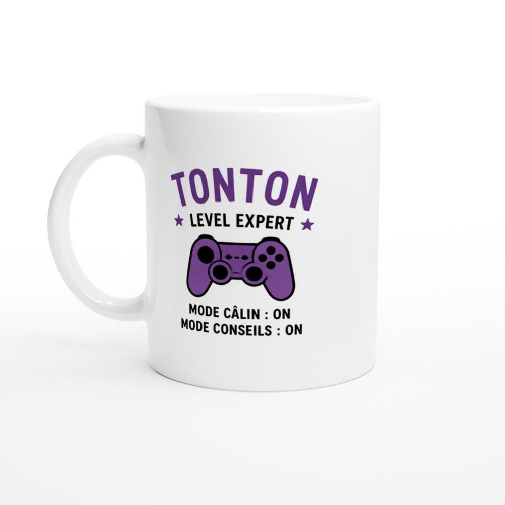 Mug Tonton Level Expert Mode Câlin On Mode Conseils On
