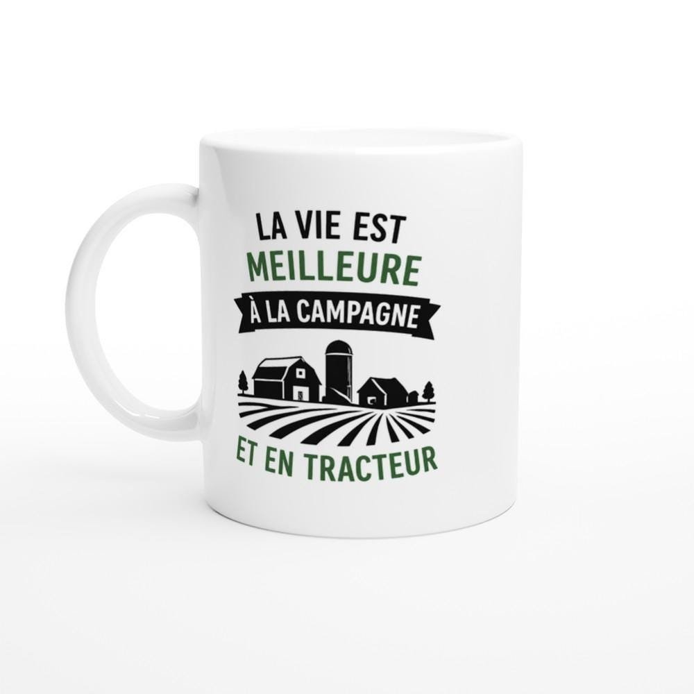 Mug Tracteur La Vie Est Meilleure À La Campagne Et En Tracteur